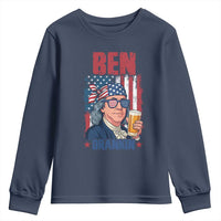 Benjamin Franklin Youth Sweatshirt Funny Ben Drankin American History