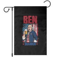 Benjamin Franklin Garden Flag Funny Patriotic Founding Father