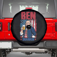 Benjamin Franklin Spare Tire Cover Funny Patriotic Founding Father