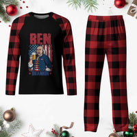 Benjamin Franklin Plaid Pajama Set Funny Patriotic Founding Father