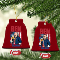 Benjamin Franklin Ceramic Ornament Funny Patriotic Founding Father