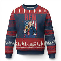 Benjamin Franklin Ugly Christmas Sweater Funny Patriotic Founding Father