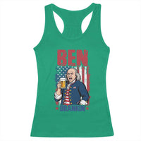 Benjamin Franklin Racerback Tank Top Funny Patriotic Founding Father