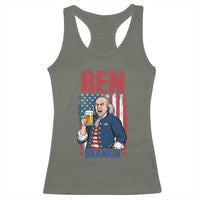 Benjamin Franklin Racerback Tank Top Funny Patriotic Founding Father