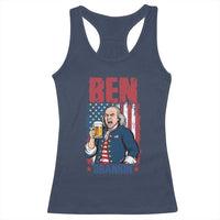 Benjamin Franklin Racerback Tank Top Funny Patriotic Founding Father
