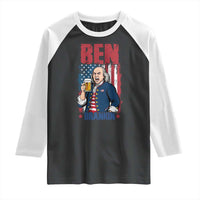 Benjamin Franklin Raglan Shirt Funny Patriotic Founding Father