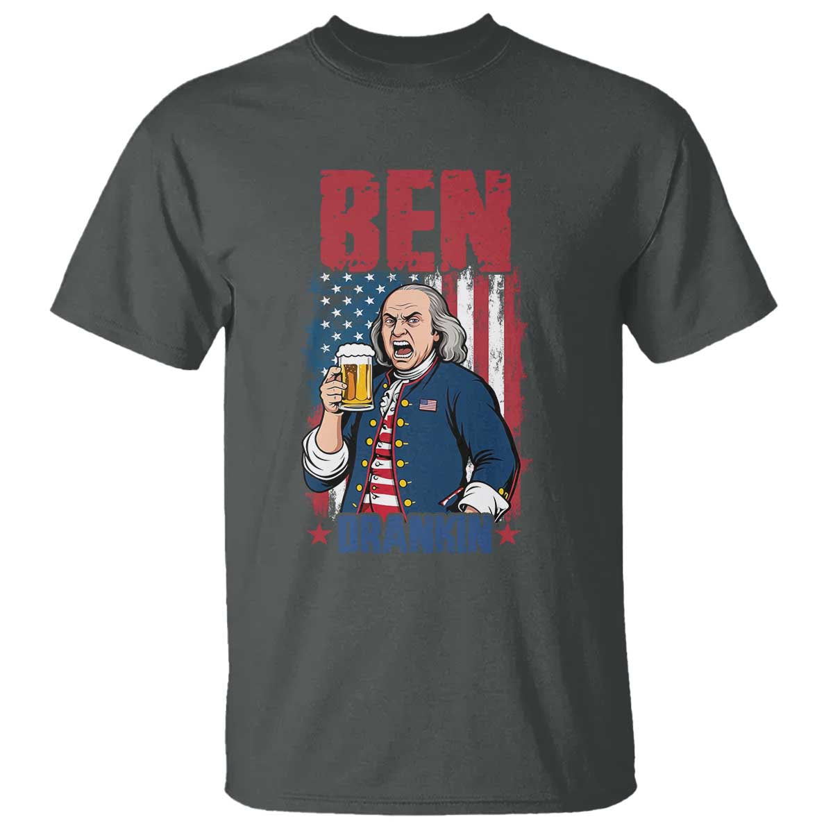 Benjamin Franklin T Shirt Funny Patriotic Founding Father