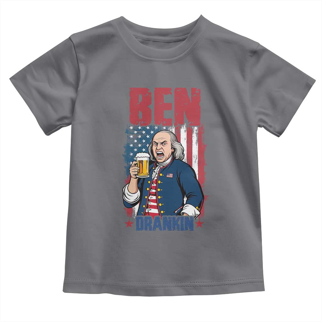 Benjamin Franklin Toddler T Shirt Funny Patriotic Founding Father