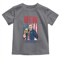 Benjamin Franklin Toddler T Shirt Funny Patriotic Founding Father