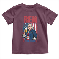 Benjamin Franklin Toddler T Shirt Funny Patriotic Founding Father