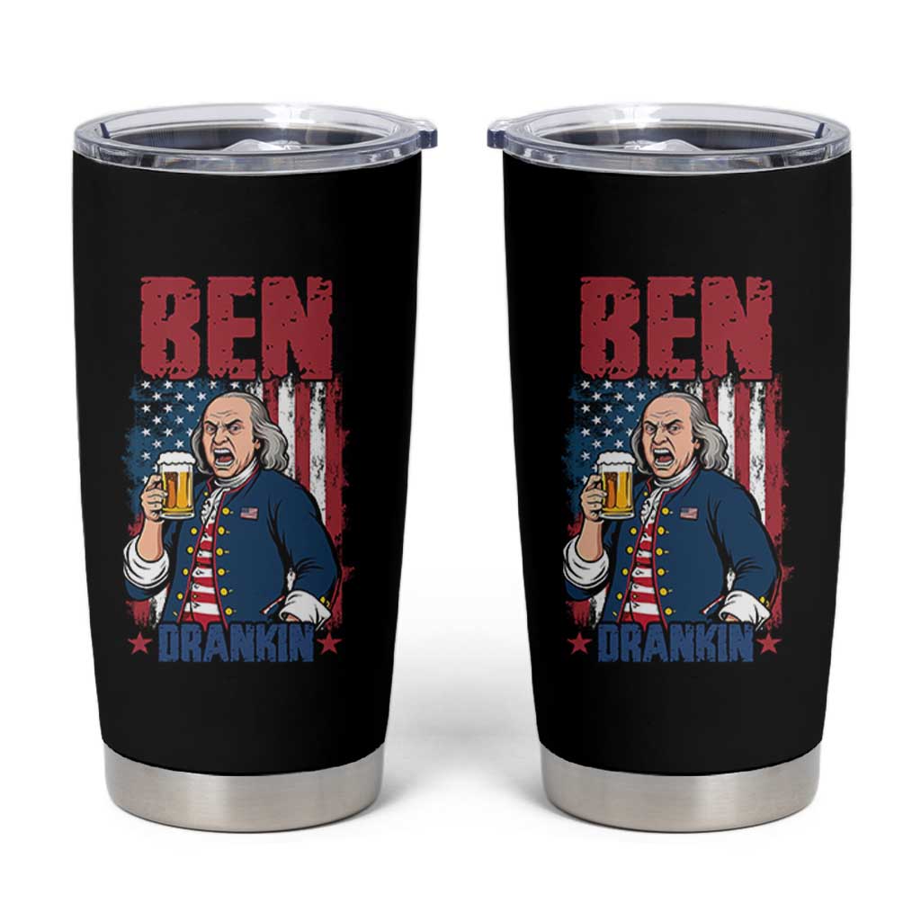Benjamin Franklin Tumbler Cup Funny Patriotic Founding Father