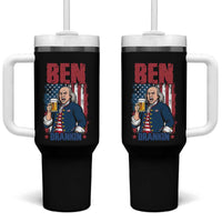 Benjamin Franklin Tumbler With Handle Funny Patriotic Founding Father