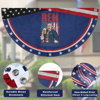 Benjamin Franklin Patriotic Fan Flag Funny Founding Father Gift