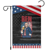 Benjamin Franklin Garden Flag Funny Patriotic Founding Father