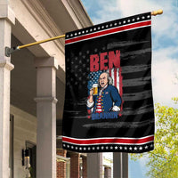 Benjamin Franklin Garden Flag Funny Patriotic Founding Father