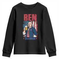 Benjamin Franklin Youth Sweatshirt Funny Patriotic Founding Father