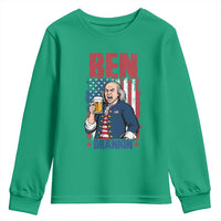 Benjamin Franklin Youth Sweatshirt Funny Patriotic Founding Father