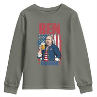 Benjamin Franklin Youth Sweatshirt Funny Patriotic Founding Father
