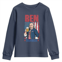 Benjamin Franklin Youth Sweatshirt Funny Patriotic Founding Father