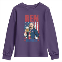 Benjamin Franklin Youth Sweatshirt Funny Patriotic Founding Father
