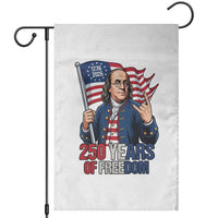 Patriotic Benjamin Franklin Garden Flag 250 Years Of Freedom