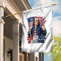 Patriotic Benjamin Franklin Garden Flag 250 Years Of Freedom
