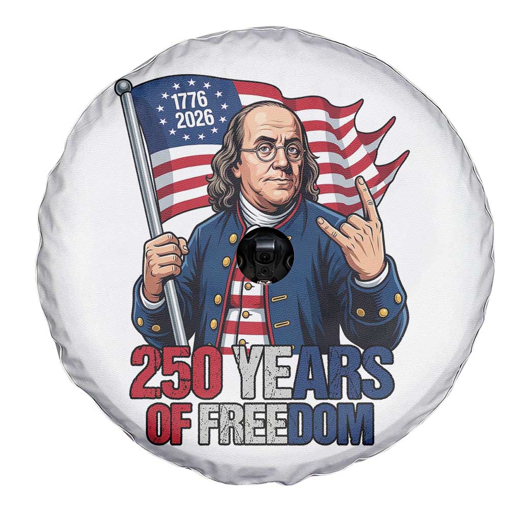 Patriotic Benjamin Franklin Spare Tire Cover 250 Years Of Freedom