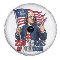 Patriotic Benjamin Franklin Spare Tire Cover 250 Years Of Freedom