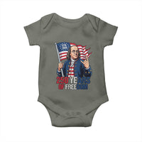 Patriotic Benjamin Franklin Baby Onesie 250 Years Of Freedom