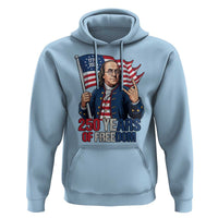 Patriotic Benjamin Franklin Hoodie 250 Years Of Freedom