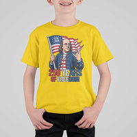 Patriotic Benjamin Franklin T Shirt For Kid 250 Years Of Freedom
