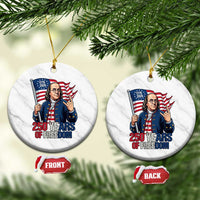 Patriotic Benjamin Franklin Ceramic Ornament 250 Years Of Freedom