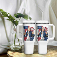 Patriotic Benjamin Franklin Tumbler With Handle 250 Years Of Freedom