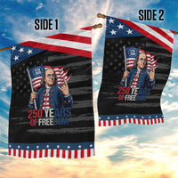 Patriotic Benjamin Franklin Garden Flag 250 Years Of Freedom
