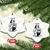 Funny Benjamin Franklin Ceramic Ornament Can I Be Frank With You