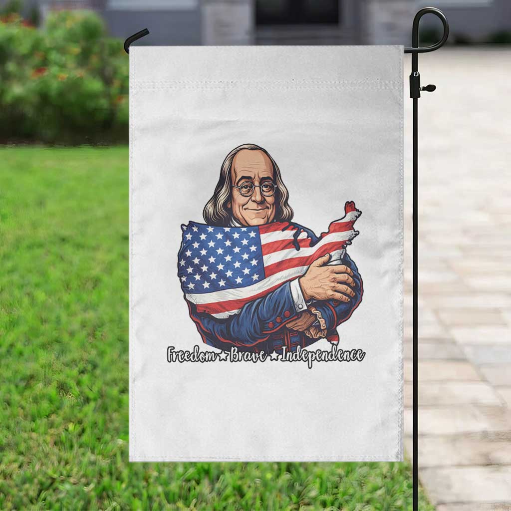 Benjamin Franklin Garden Flag Freedom Liberty Independence American History