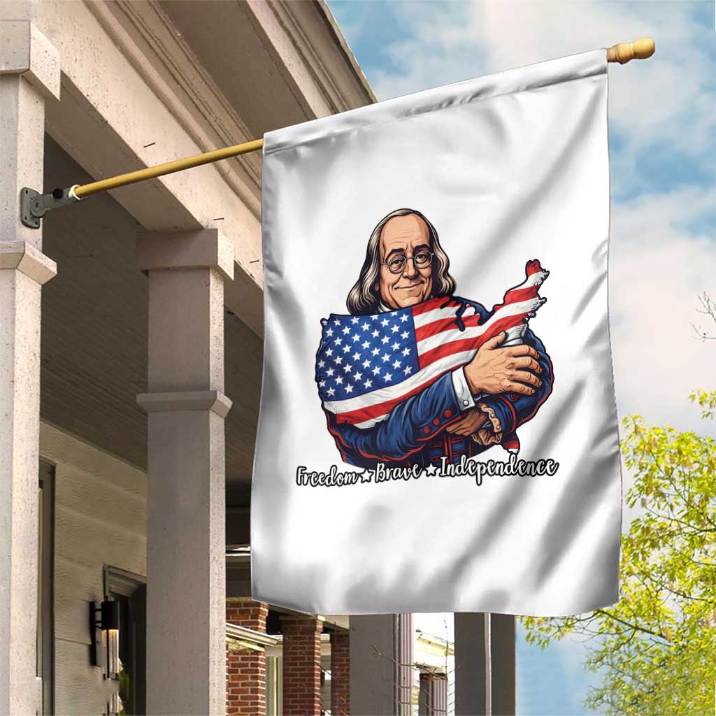 Benjamin Franklin Garden Flag Freedom Liberty Independence American History