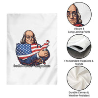 Benjamin Franklin Garden Flag Freedom Liberty Independence American History