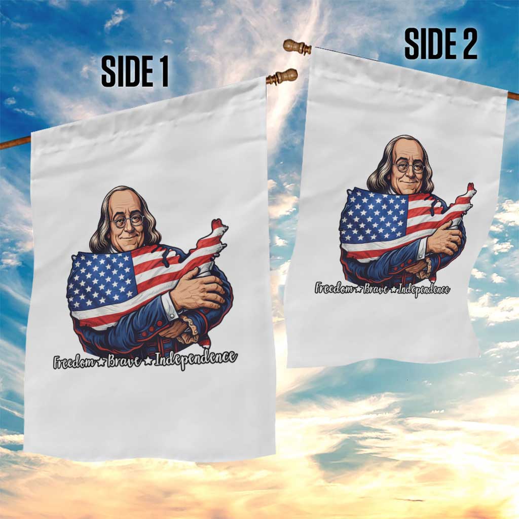 Benjamin Franklin Garden Flag Freedom Liberty Independence American History