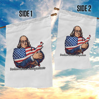 Benjamin Franklin Garden Flag Freedom Liberty Independence American History