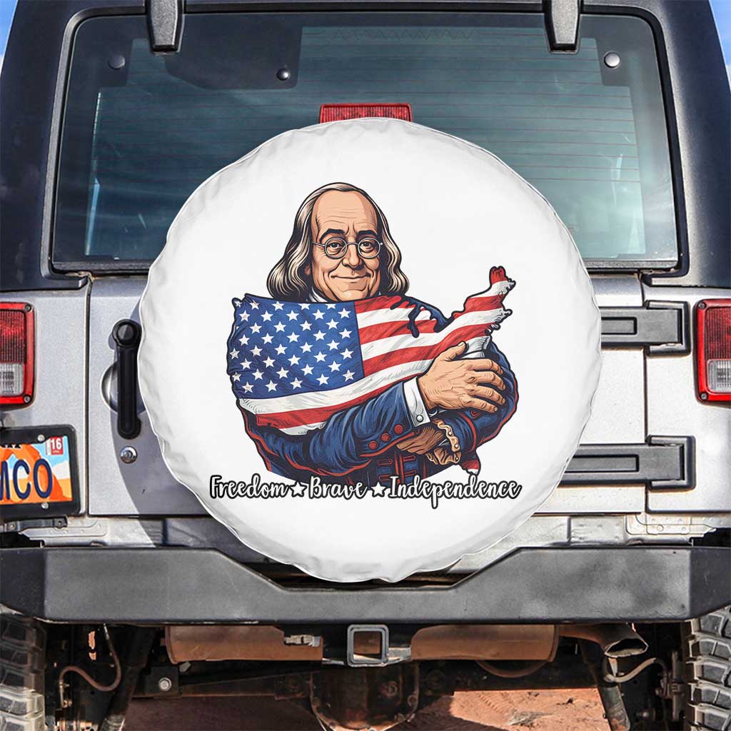 Benjamin Franklin Spare Tire Cover Freedom Liberty Independence American History