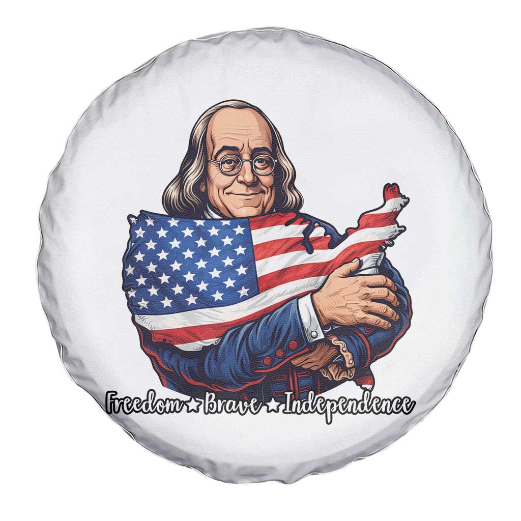 Benjamin Franklin Spare Tire Cover Freedom Liberty Independence American History