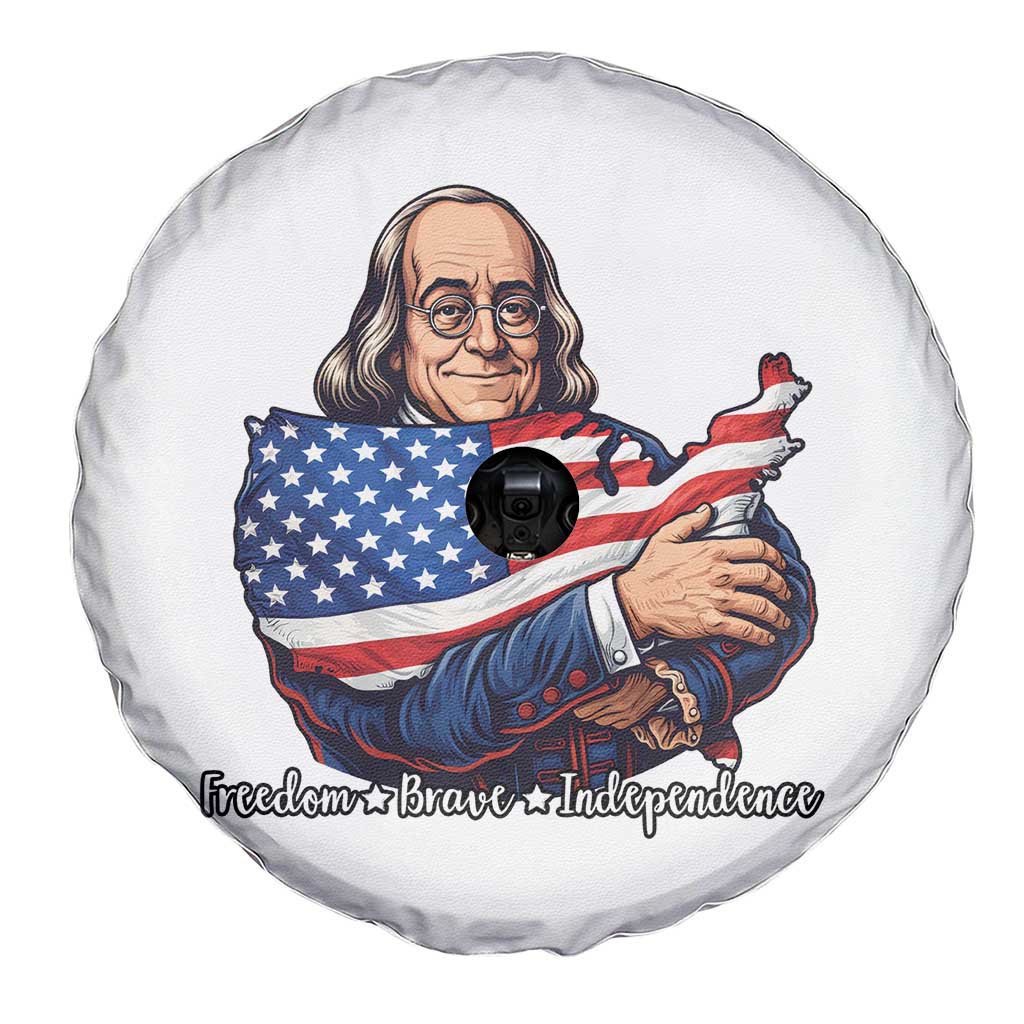 Benjamin Franklin Spare Tire Cover Freedom Liberty Independence American History