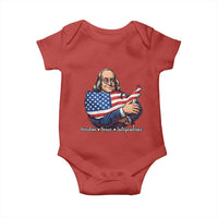 Benjamin Franklin Baby Onesie Freedom Liberty Independence American History