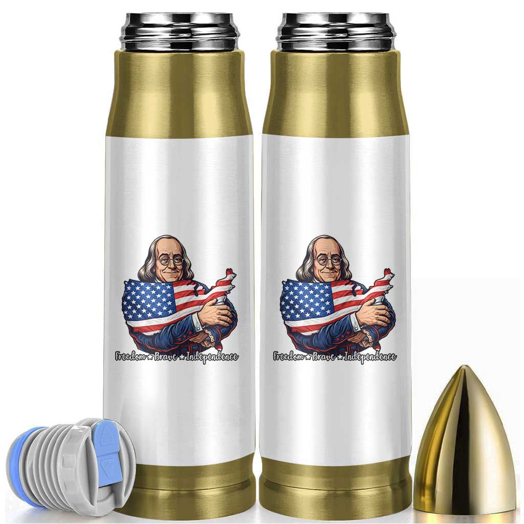 Benjamin Franklin Bullet Tumbler Freedom Liberty Independence American History