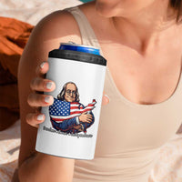 Benjamin Franklin 4 in 1 Can Cooler Tumbler Freedom Liberty Independence American History