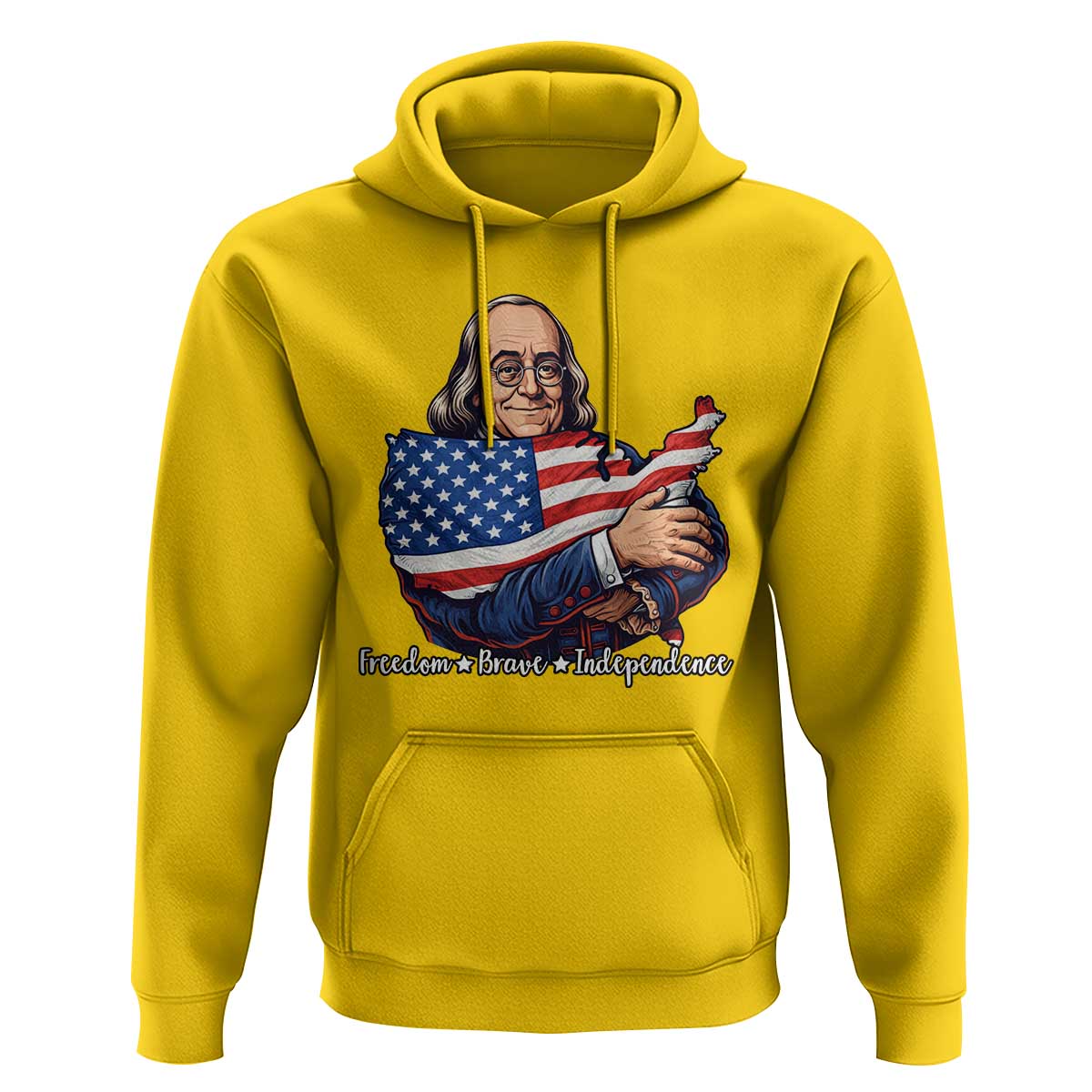 Benjamin Franklin Hoodie Freedom Liberty Independence American History