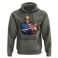 Benjamin Franklin Hoodie Freedom Liberty Independence American History