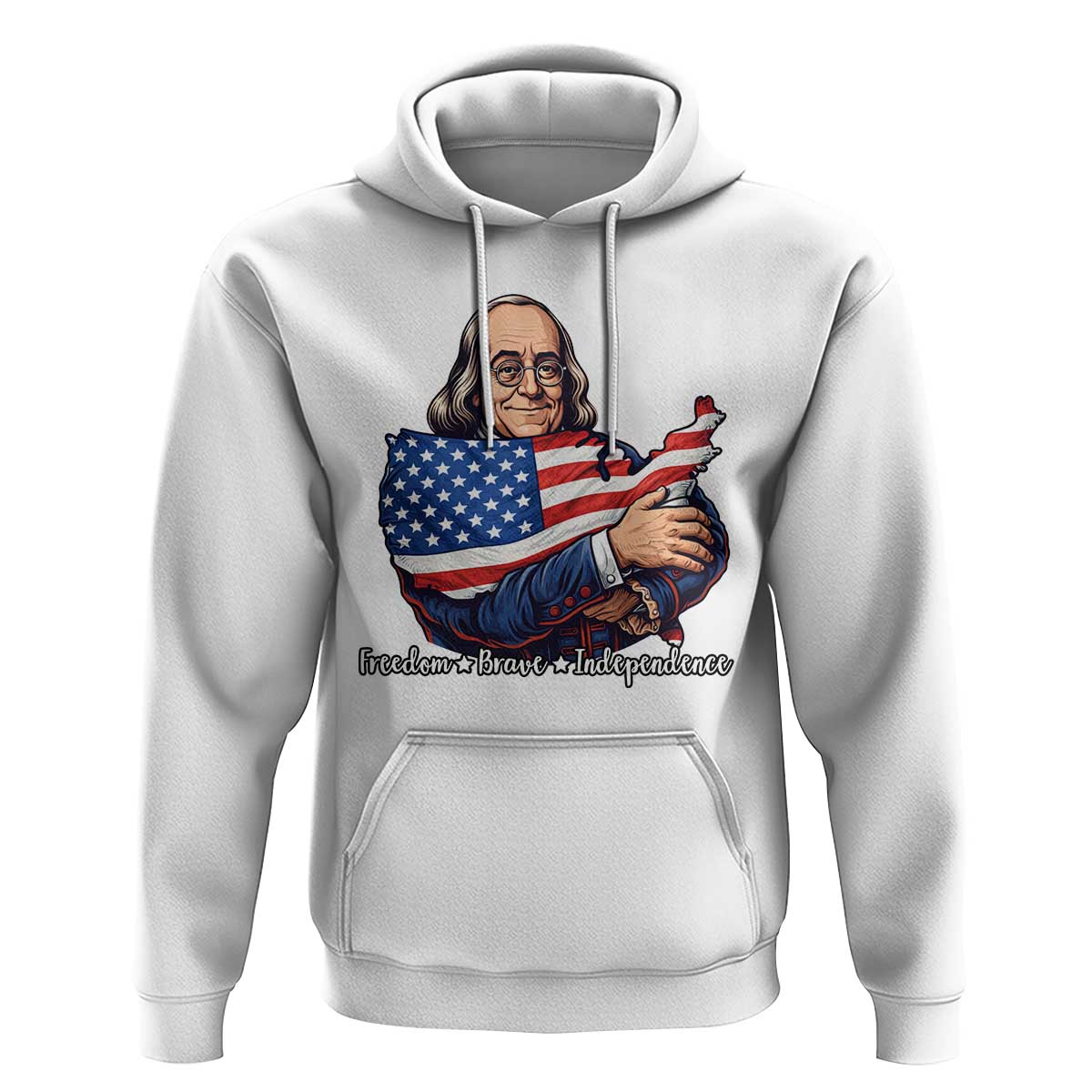 Benjamin Franklin Hoodie Freedom Liberty Independence American History
