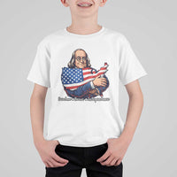 Benjamin Franklin T Shirt For Kid Freedom Liberty Independence American History